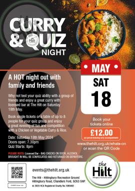 Quiz & Curry May 18th 2024