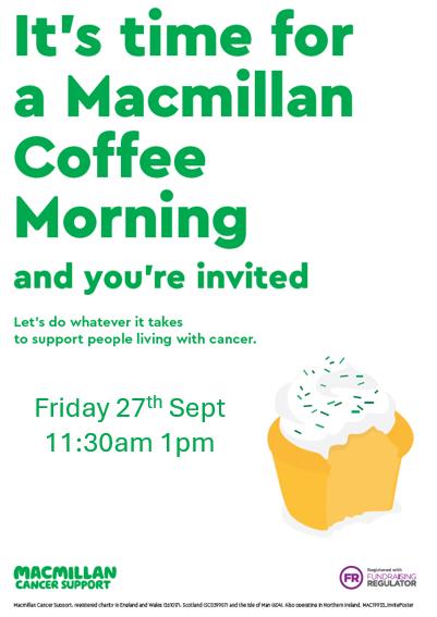 Macmillan Coffee Morning